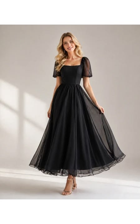 Midnight Elegance Frock