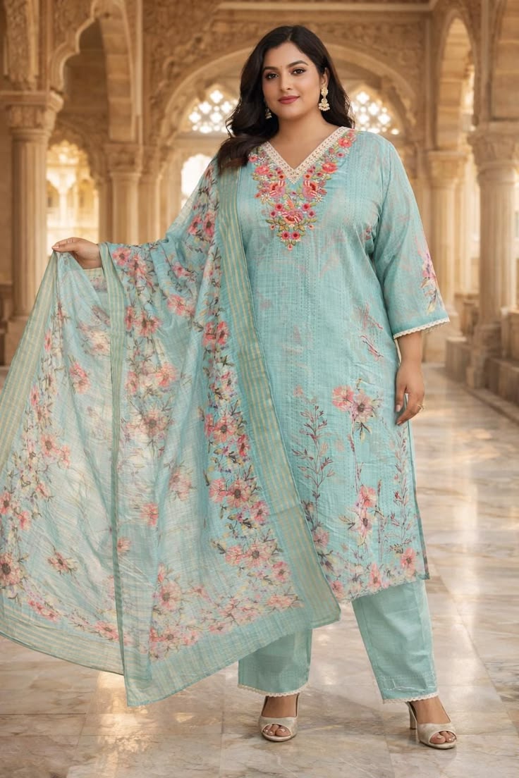 Ethnic Bloom Suit Set