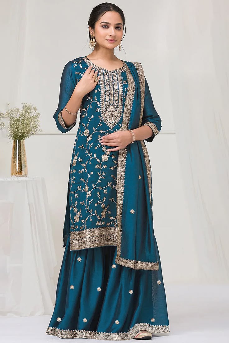 Premium Embroidered Suit Set