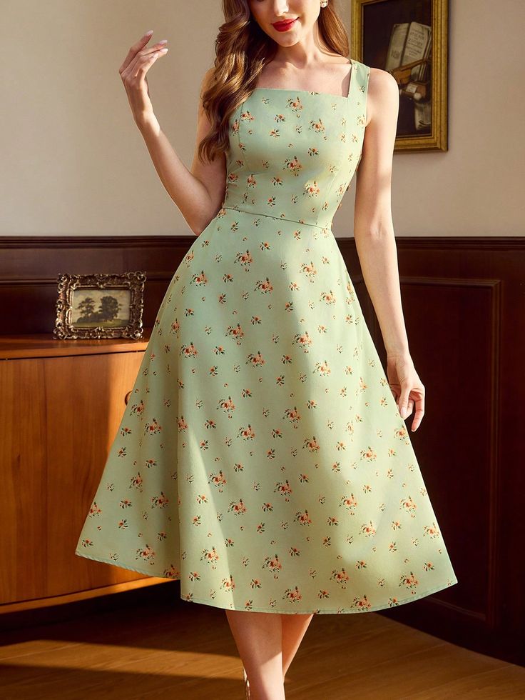Summer Bloom A-Line Frock