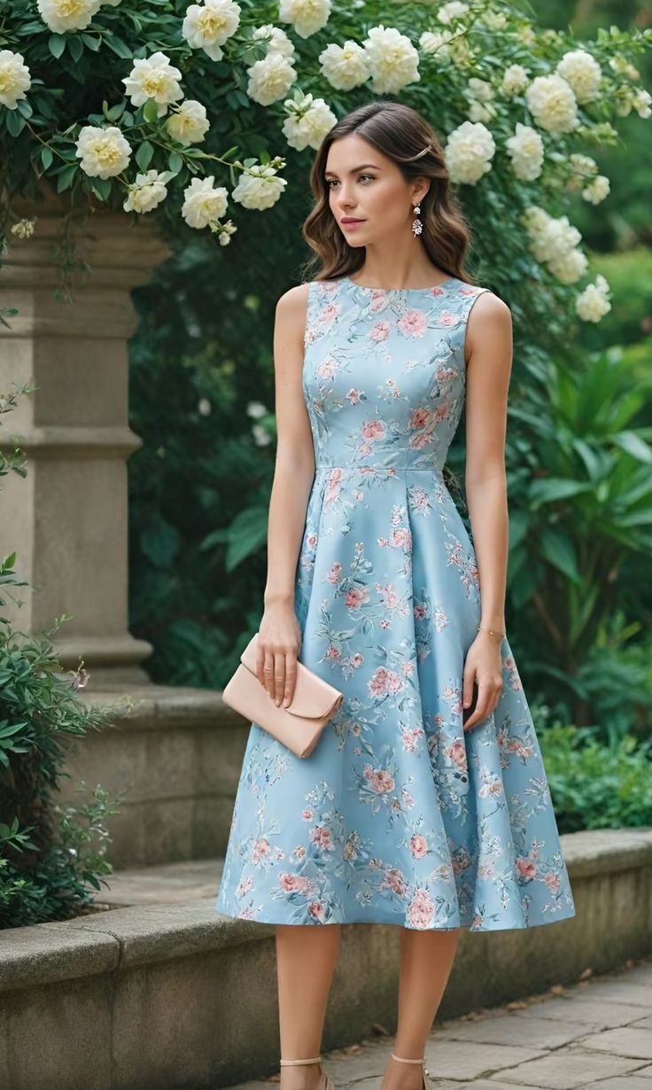 Summer Bloom A-Line Frock