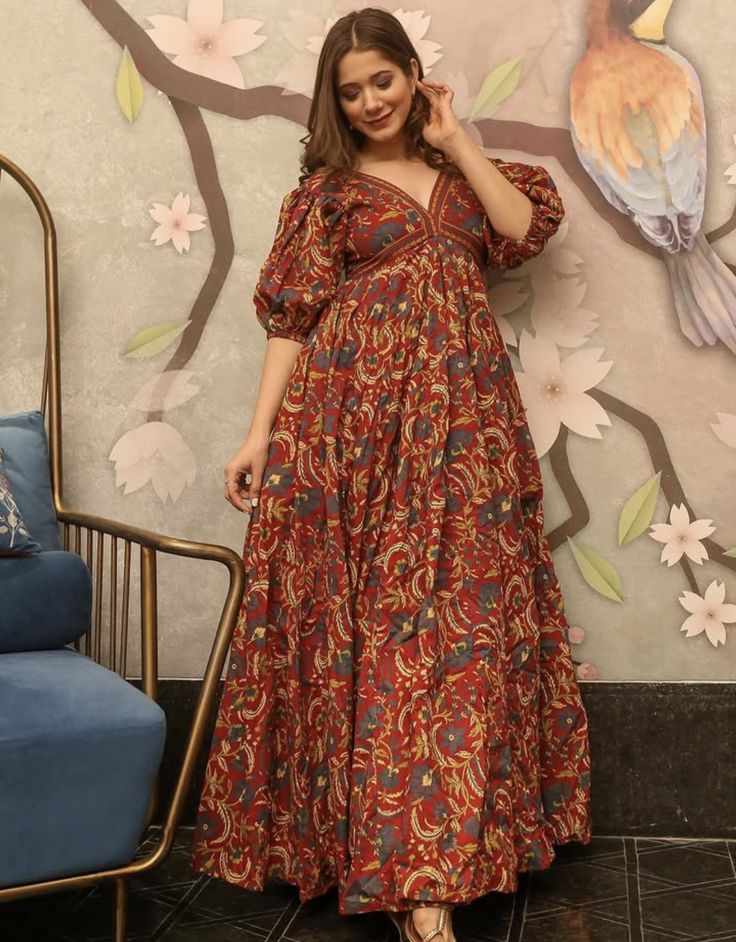 Curvy Comfort Floral Frock