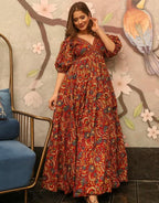 Curvy Comfort Floral Frock