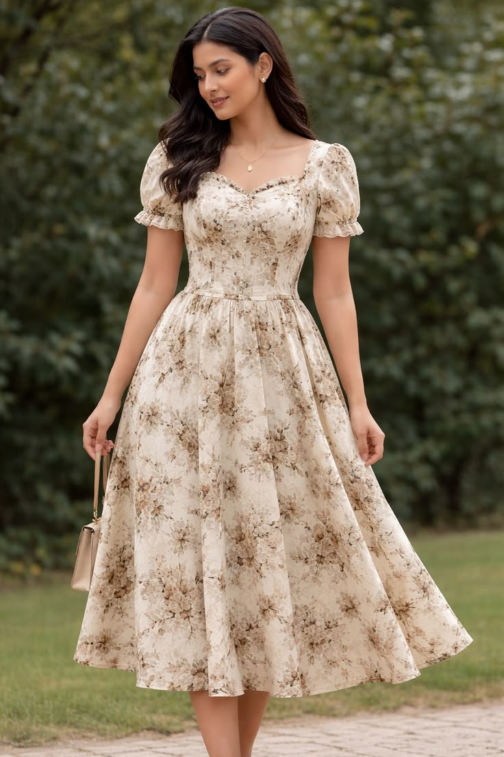 Vintage Rose Maxi Frock