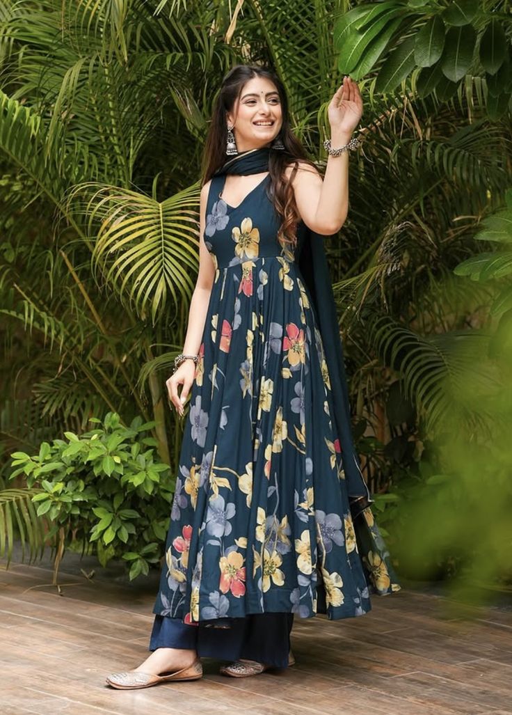 Graceful Floral Kurthi