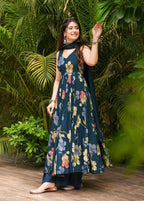 Graceful Floral Kurthi